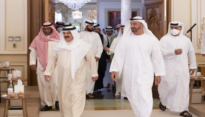 ملك البحرين ومحمد بن زايد