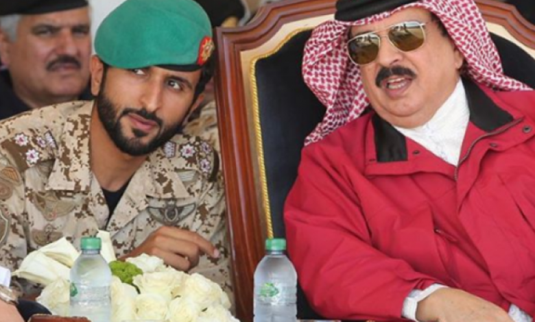 The son of the King of Bahrain has been implicated in serious human rights violations