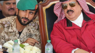 The son of the King of Bahrain has been implicated in serious human rights violations